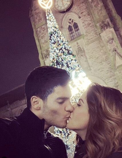 Kissing Partner On New Year